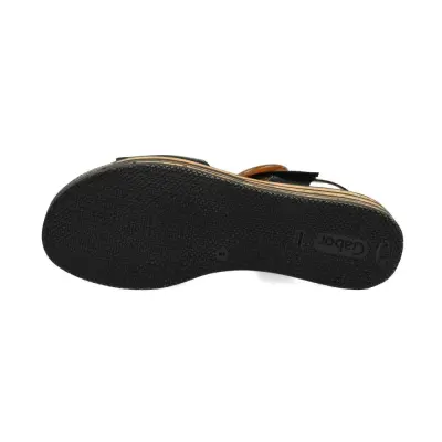 Sandales Gabor 64.550.27 Noires - Lacets Grande Pointure Femme — photo 4