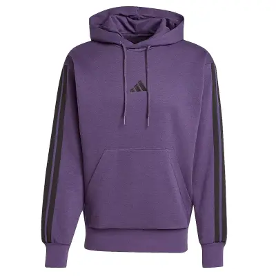 ADIDAS SWEAT CAPUCHE GRANDE LONGUEUR Violet — photo 2