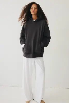 Hoodie oversize - Noir — photo 1