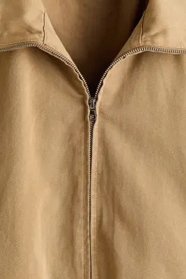 Veste style Harrington - Beige — photo 5