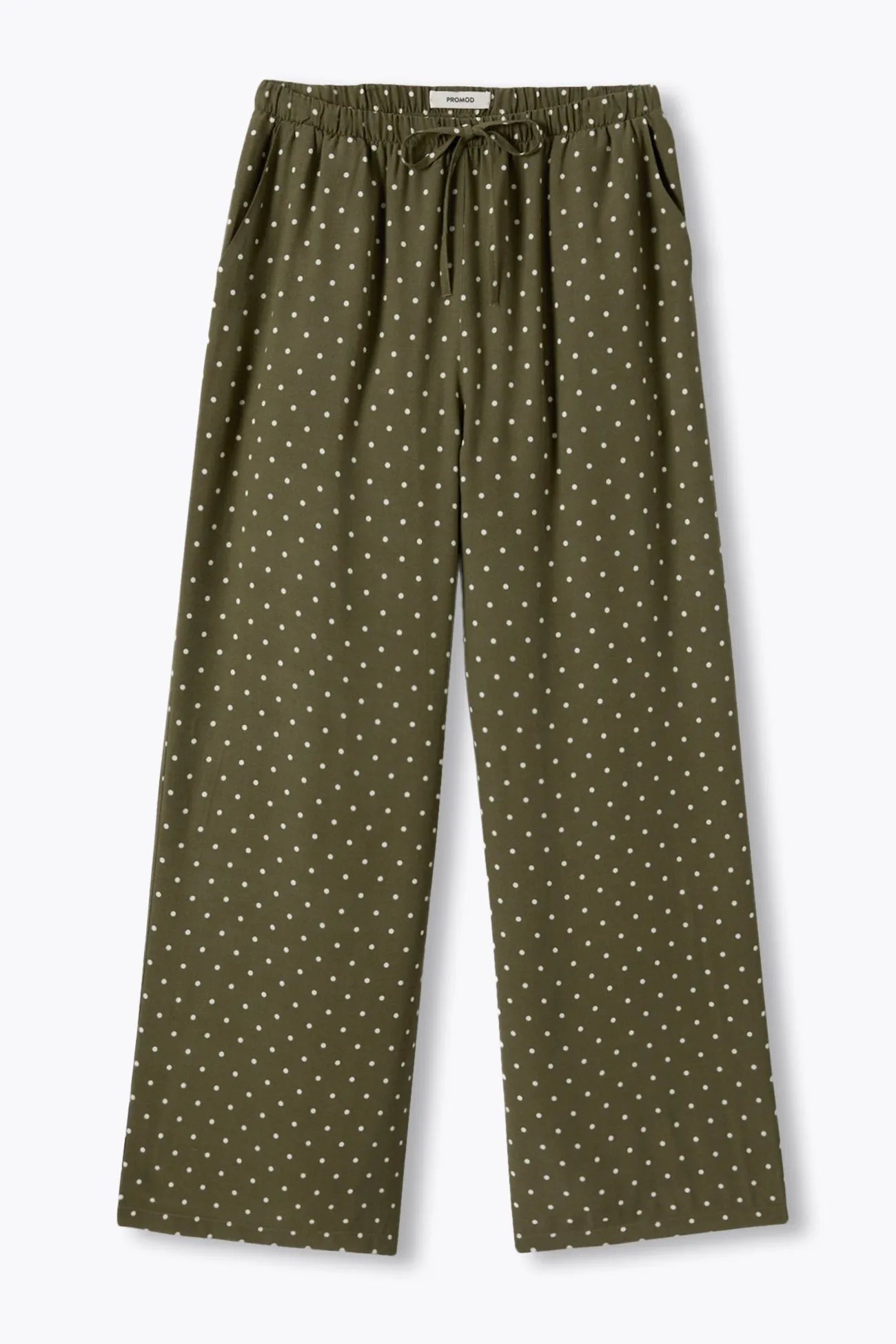 Pantalon large à pois Femme