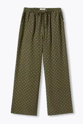 Pantalon large à pois Femme — photo 1