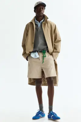 Short chino Relaxed Fit - Beige — photo 1