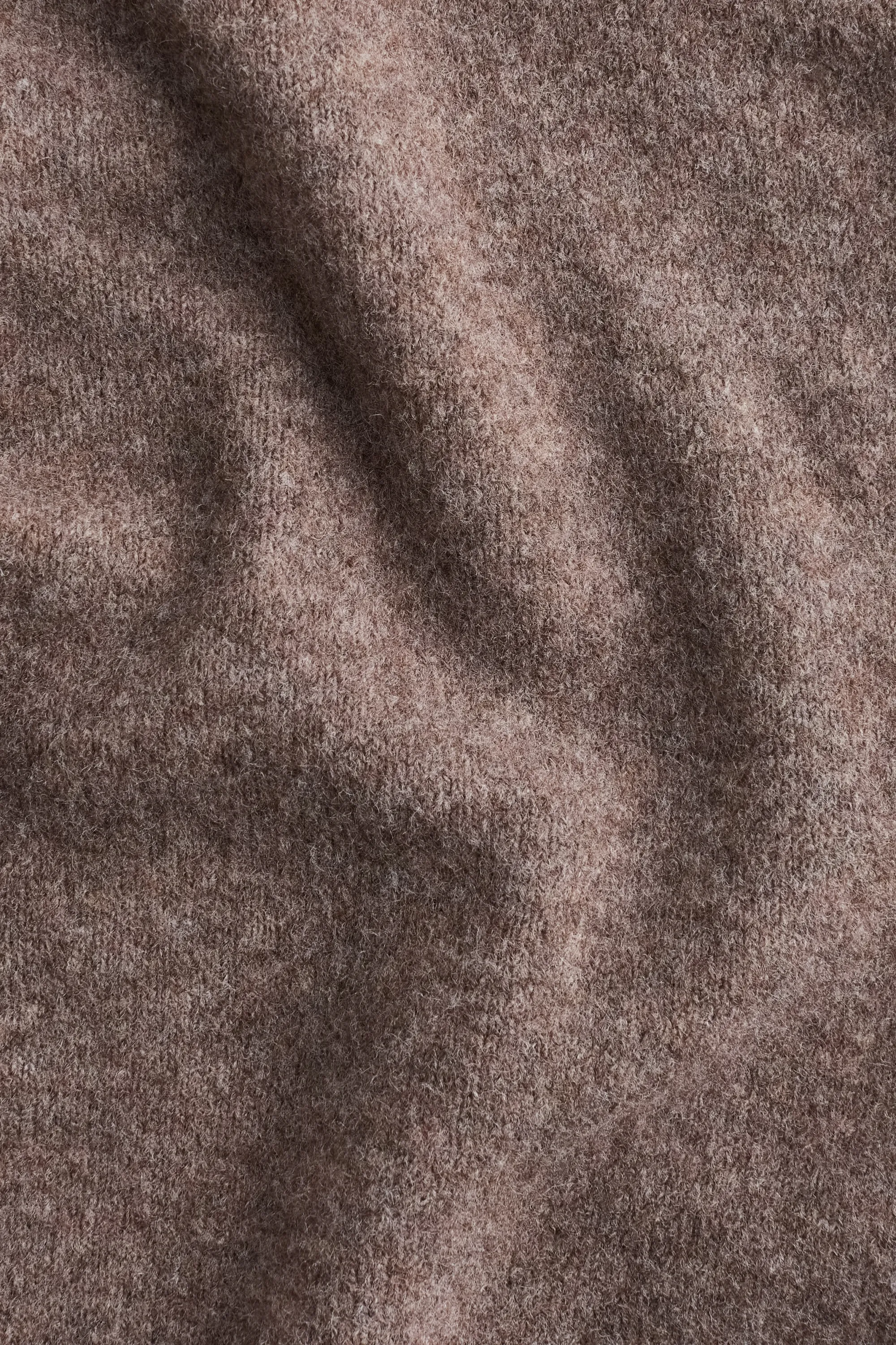 Legging en maille fine - Beige foncé chiné