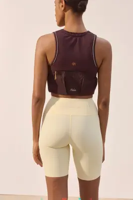 Short cycliste High Waist ShapeMove™ - Jaune/Solar Club — photo 1