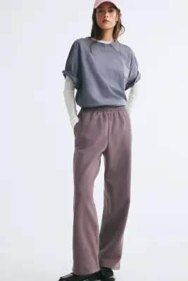 Pantalon en molleton - Violet ancien — photo 3