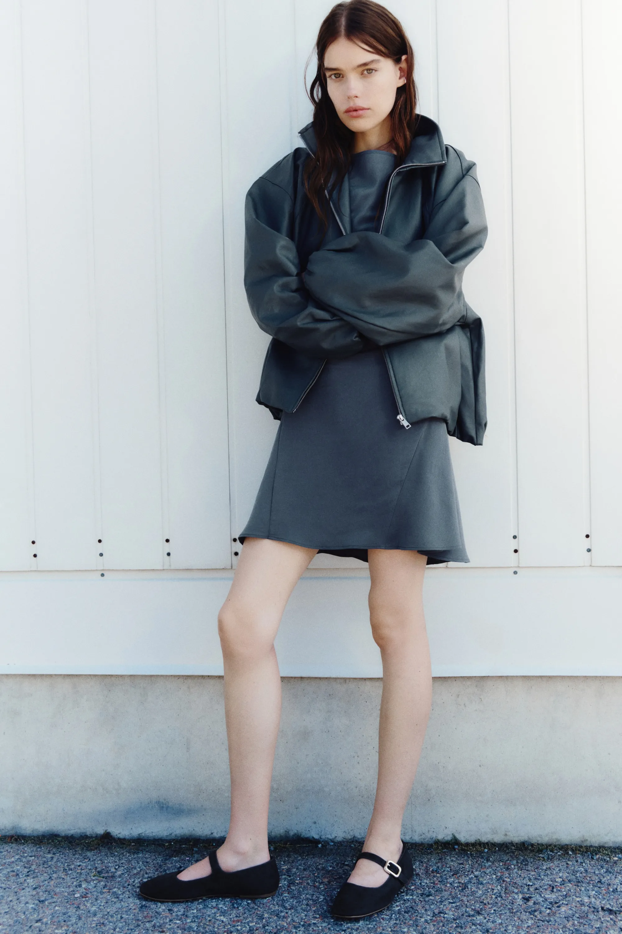 Ballerines babies - Gris foncé