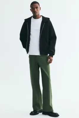 T-shirt côtelé Slim Fit - Blanc — photo 1