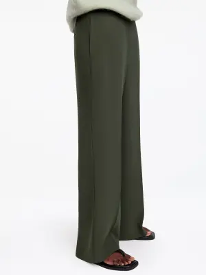 Pantalon droit - Vert kaki — photo 3