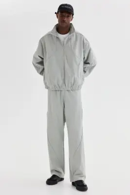 Veste de survêtement - Gris clair — photo 1