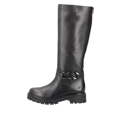 Bottines Remonte D2282-01 Noires - Lacets Grande Pointure Femme — photo 2