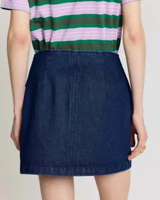 Jupe Rosina bleu indigo — photo 4