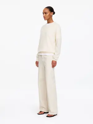 Jean ample CORAL - Blanc cassé — photo 3