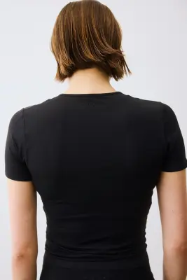 Top de sport Seamless Slim Fit SoftMove™ - Noir — photo 1