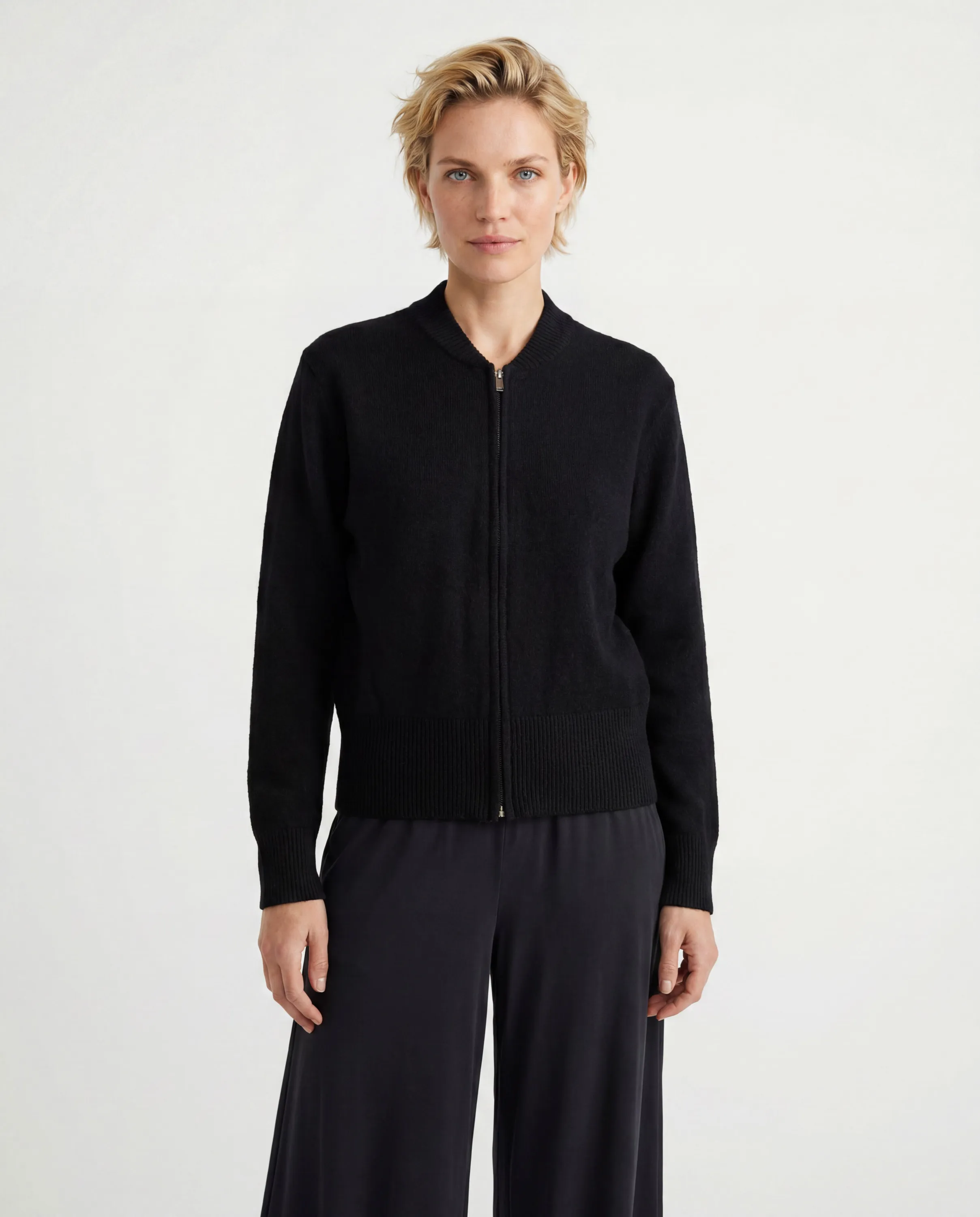 Gilet en raccoon et polyamide