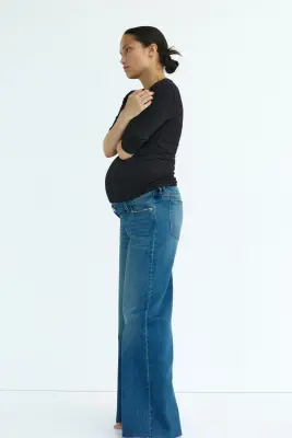 MAMA Jean large - Bleu denim — photo 2