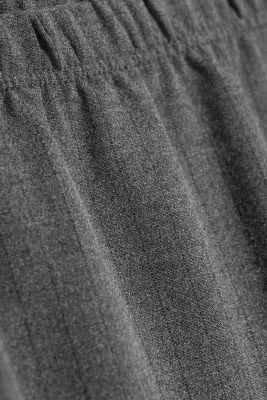 Pantalon de costume à enfiler taille basse - Gris foncé rayé — photo 4
