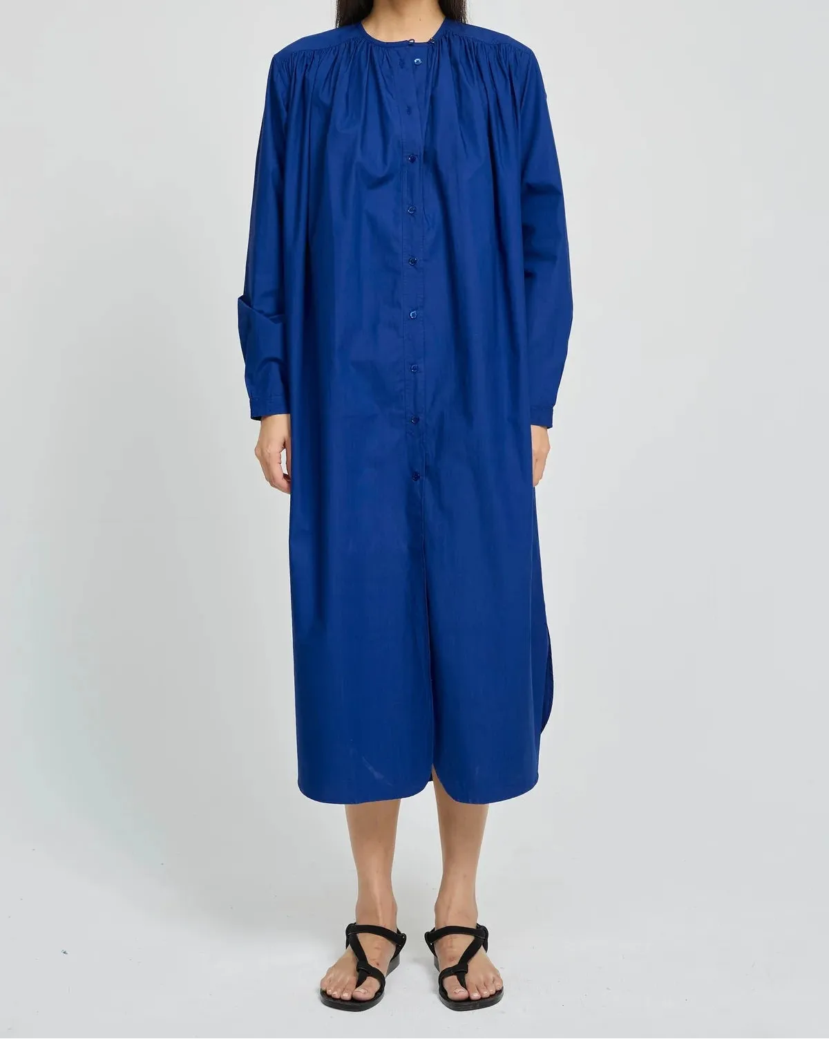 Robe Cigar long indigo - LAURENCE BRAS