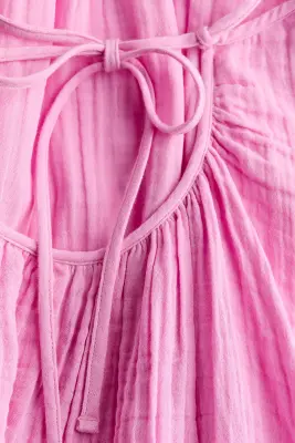 Robe de plage en mousseline - Rose — photo 3