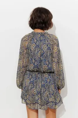 Robe courte imprimée Femme — photo 4