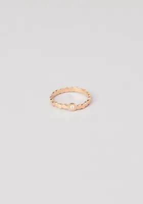 BAGUE REINE PASTILLE - Or jaune 18 carats — photo 5
