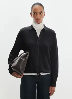 Chemise en coton et cachemire