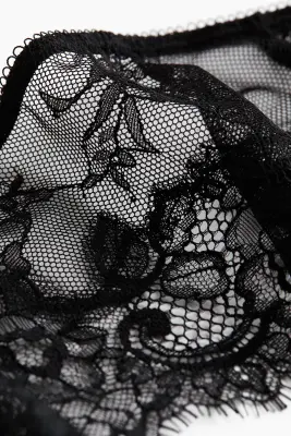 Culotte Hipster en dentelle - Noir — photo 4