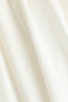 Robe smockée en popeline - Blanc — photo 5