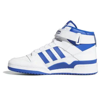 ADIDAS FORUM MID Blanc/Bleu — photo 3