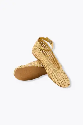 Ballerines en macramé irisé — photo 4