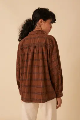 chemise vanou carreaux cannelé — photo 5