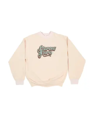 x With Vivid Color Crewneck Cream — photo 1