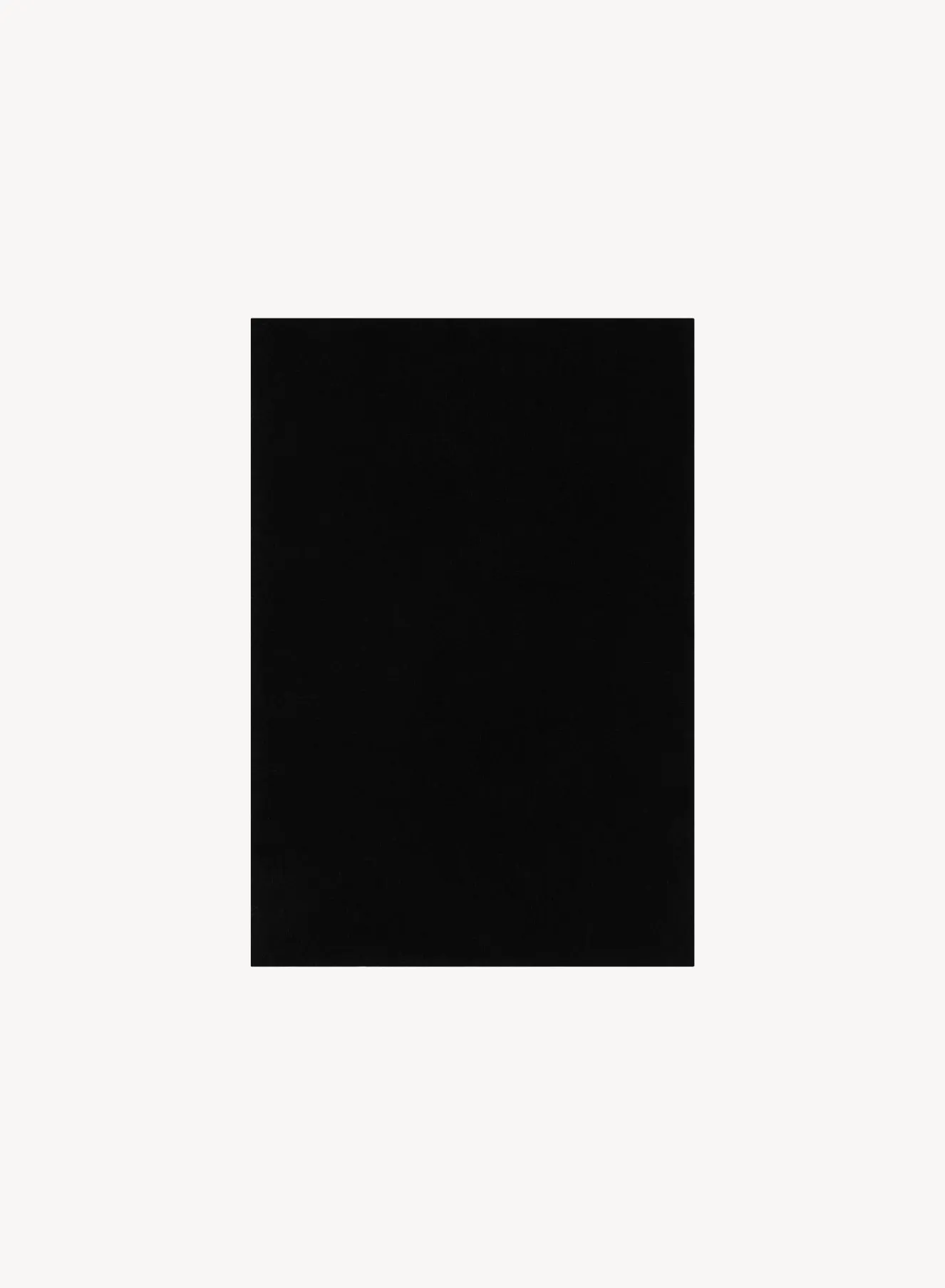 Col long en raccoon et polyamide