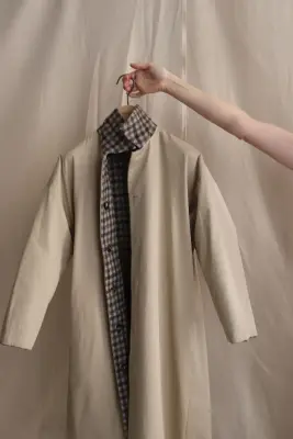 NITTO – ALMA COAT – BROWN GREY / SABBIA — photo 2