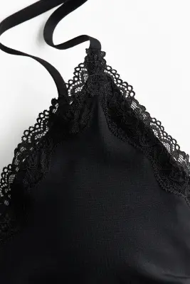 Body Seamless avec dentelle - Noir — photo 3