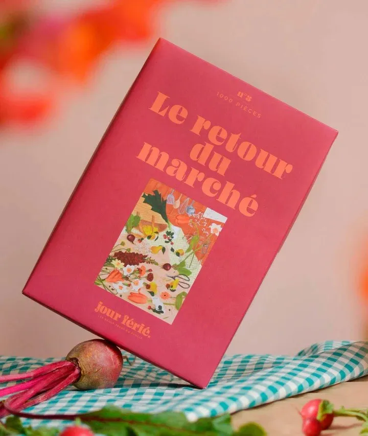 Puzzle 1000 pièces Le retour du marché – Jour Férié