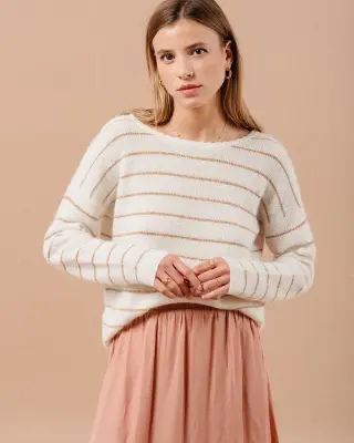 Cardigan Madisson ecru – Grace & Mila — photo 2