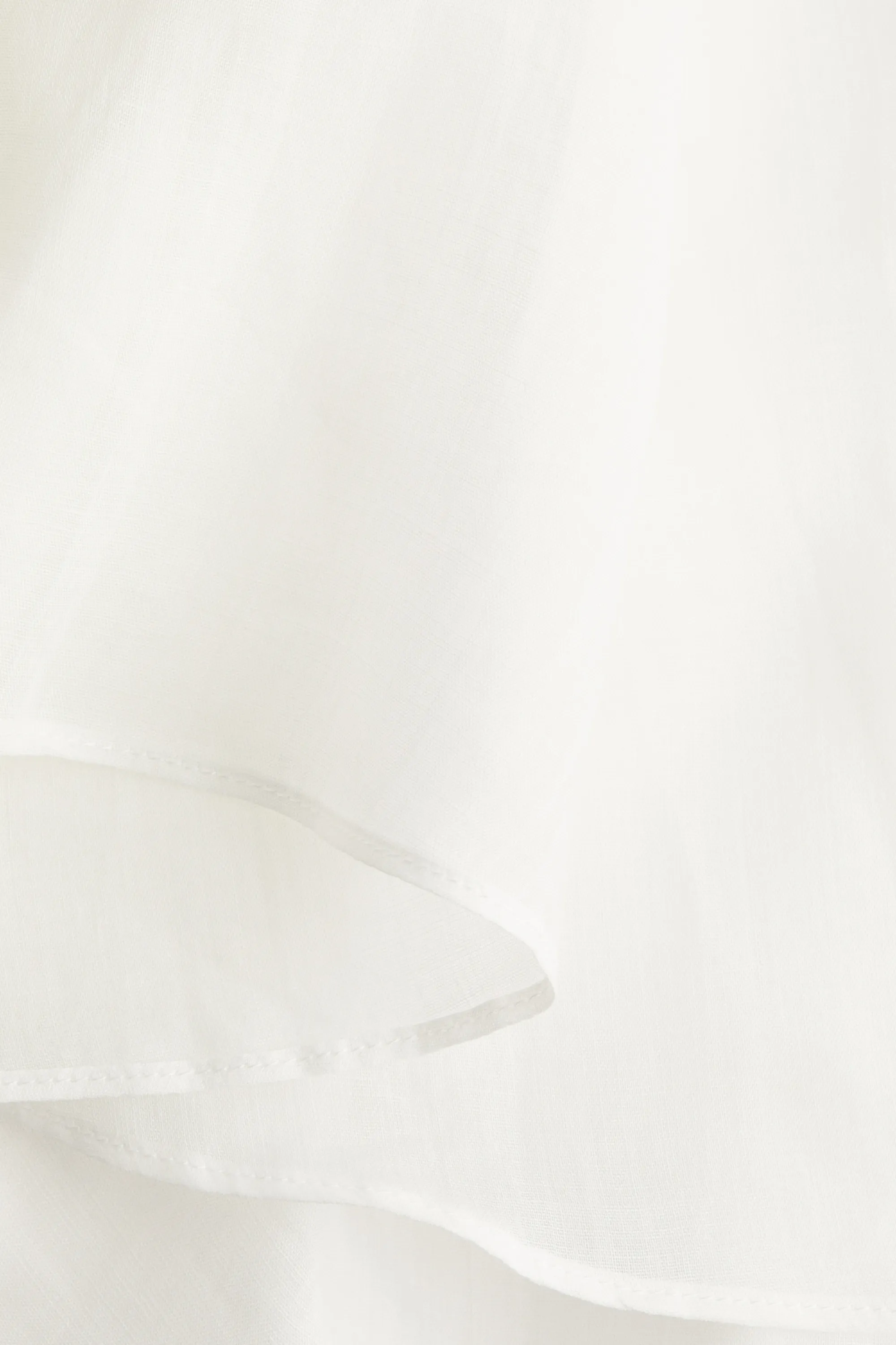 Blouse volumineuse en ramie - White