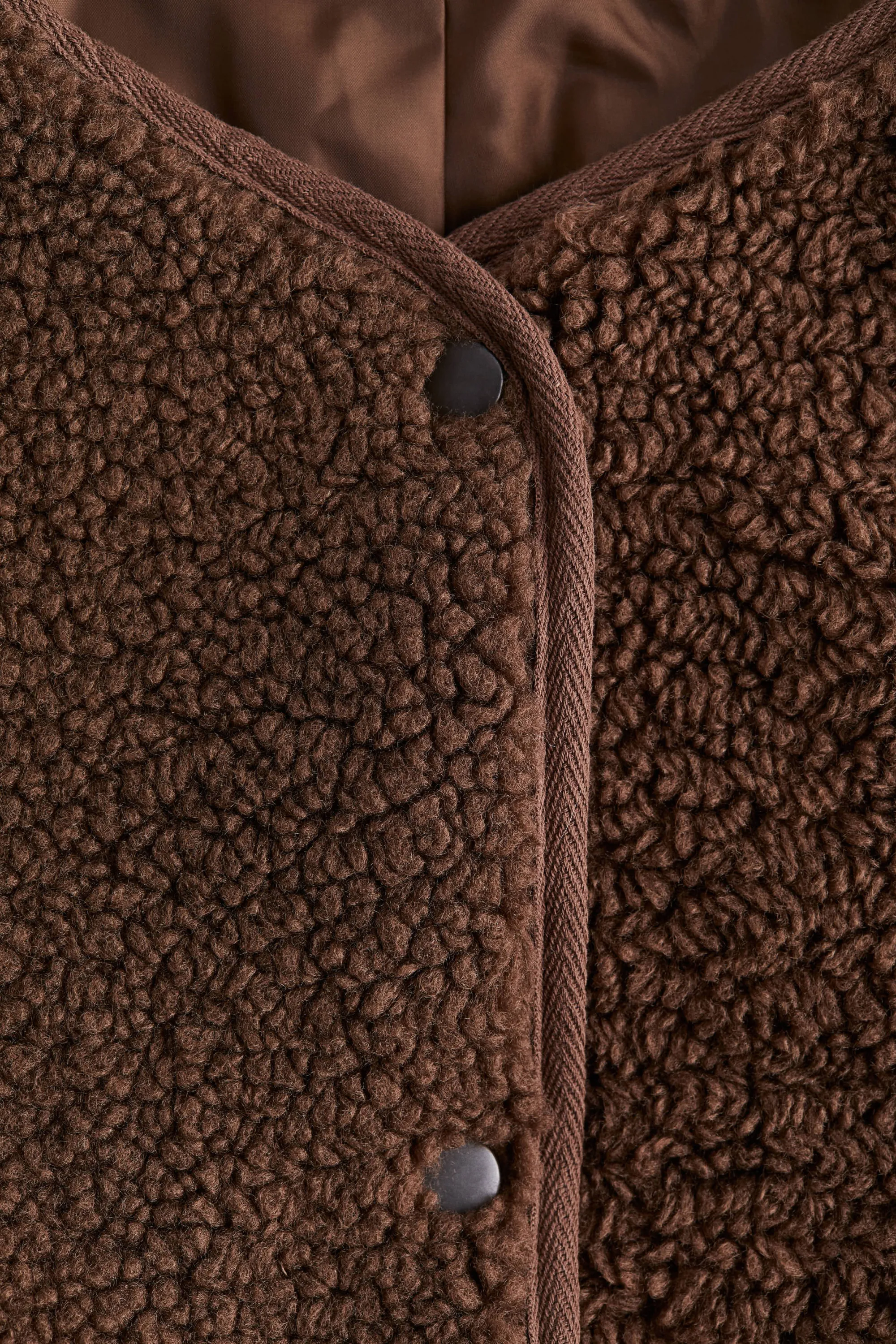 Veste en tissu Teddy bear - Marron