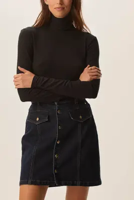 Tee-shirt Flore Noir — photo 4