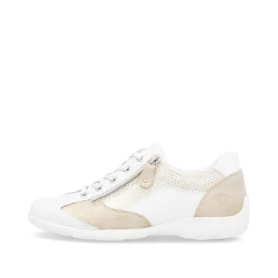 Baskets Remonte R3410-81 Blanches - Lacets Grande Pointure Femme — photo 2