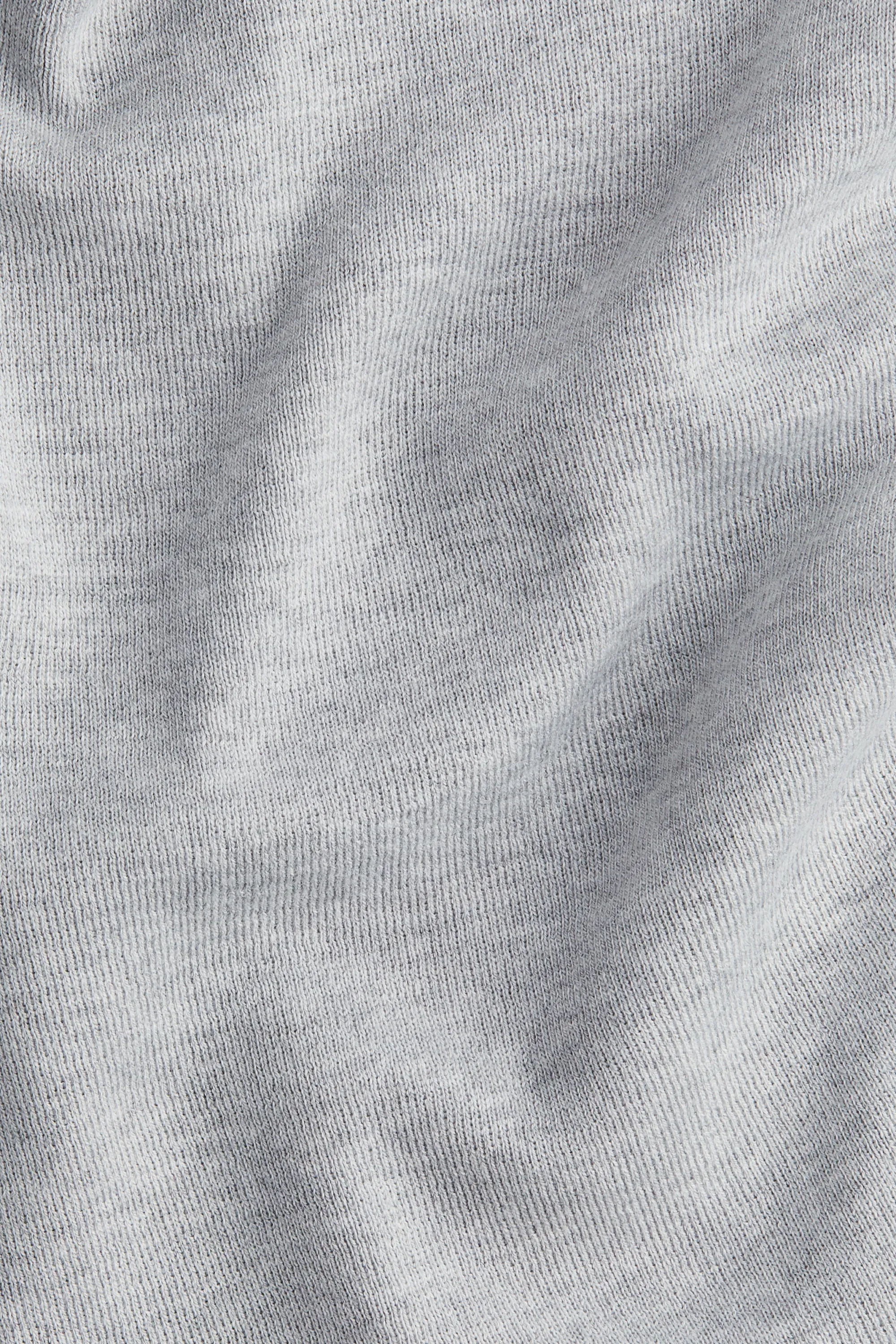 Pantalon en maille fine - Gris clair chiné