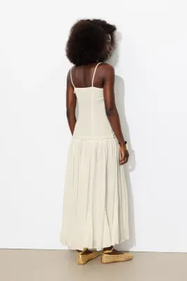 Robe longue à fines bretelles — photo 4