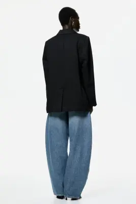 Blazer à fermeture droite - Noir — photo 3