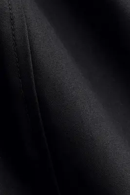 Robe découpée en twill - Noir — photo 5