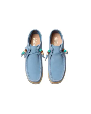 W Wallabee Boot Powder Blue Suede — photo 5
