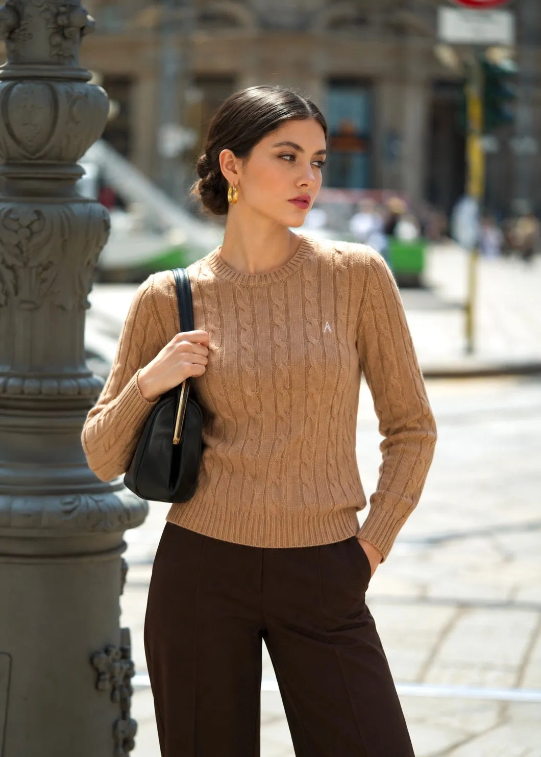 Christina Wool Sweater - Beige
