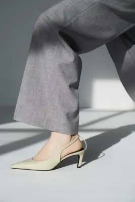 Pantalon chic - Gris chiné — photo 1