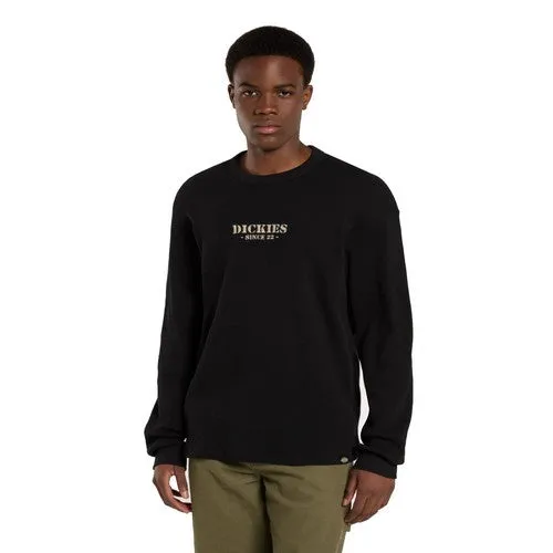 DICKIES WAFFLE TEE SHIRT ML Noir