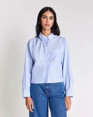 Chemise Eustache bleu ciel — photo 5